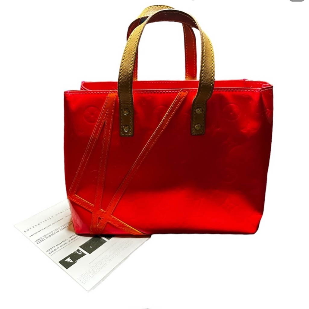 Rare Louis Vuitton X Robert Wilson Reade Monogram Vernis Tote Pm Lmt. Edition